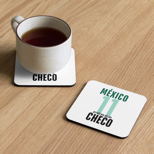 Posavasos temático de F1 con taza - Checo Pérez, número 11, diseño mexicano